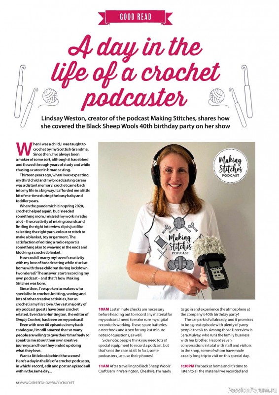 Вязаные проекты крючком в журнале «Simply Crochet №148 2024»