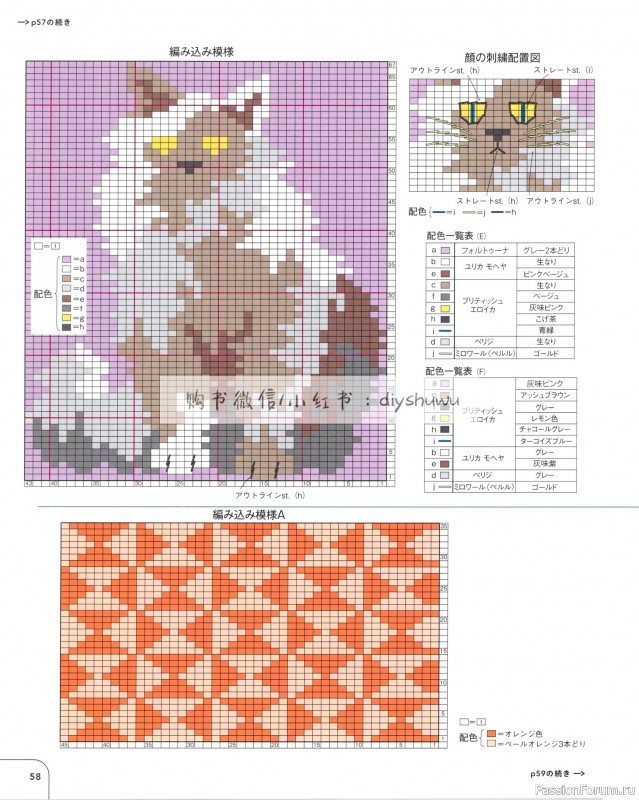 Вязаные проекты в книге «25 Knitting Color Works by Erika Tokai»
