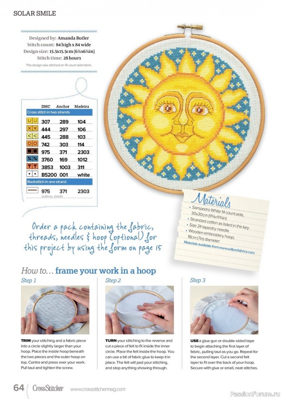 Коллекция вышивки в журнале «CrossStitcher №400 2023»