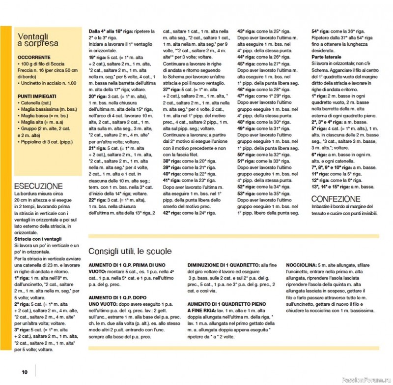 Вязаные проекты крючком в журнале «Uncinetto Manuale Filet №6 2022»