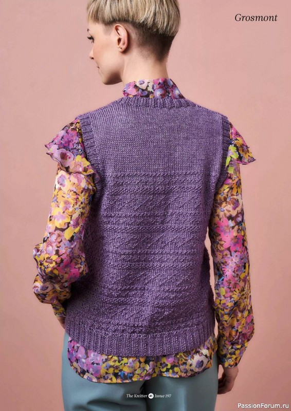 Вязаные проекты спицами в журнале «The Knitter №197 2023»
