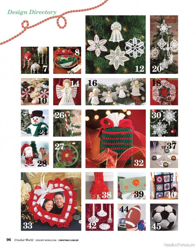 Коллекция проектов крючком в журнале «Crochet World Specials - Winter 2022»