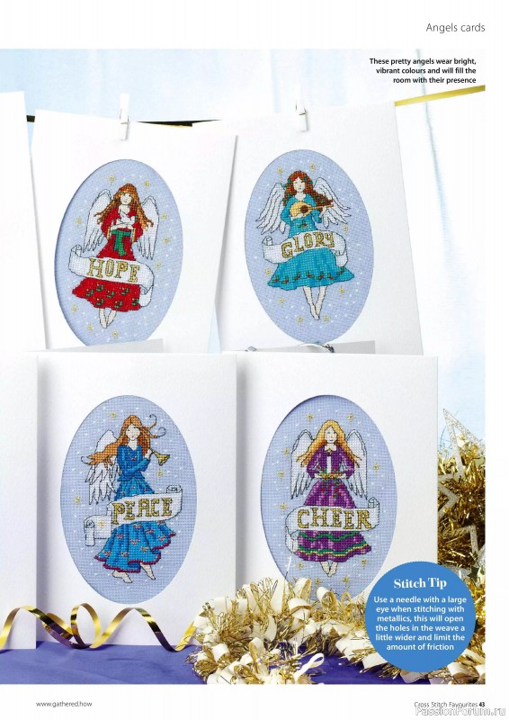 Коллекция вышивки в журнале «Cross Stitch Favourites - Christmas 2024»