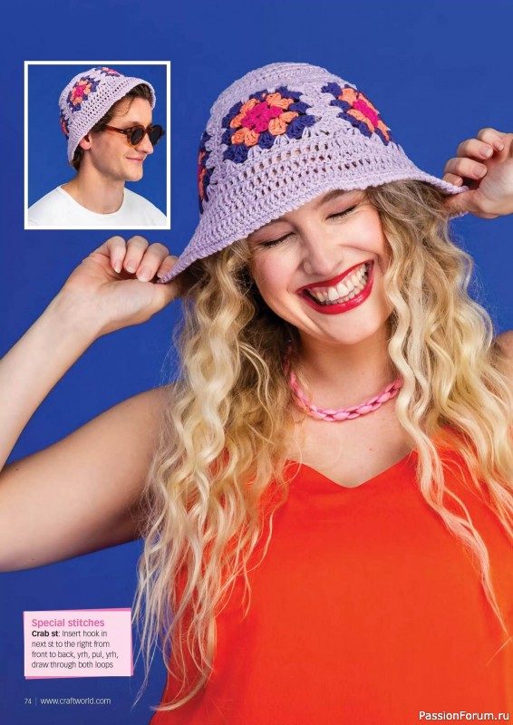 Вязаные проекты крючком в журнале «Crochet Now №107 2024»