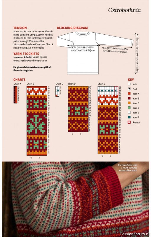 Вязаные проекты спицами в журнале «The Knitter №194 2023»