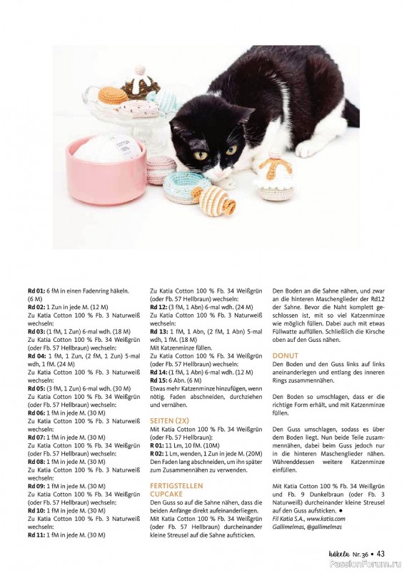 Вязаные проекты в журнале «Hakeln Das MaschenMagazin №36 2023»