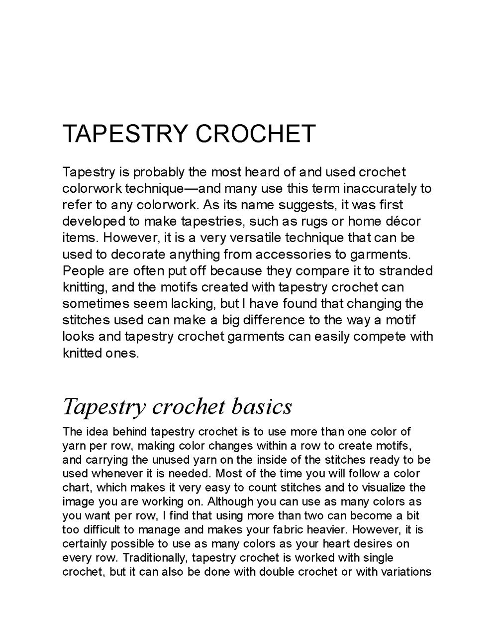 Коллекция проектов крючком в книге &laquo;Colorful Crochet Knitwear&raquo;