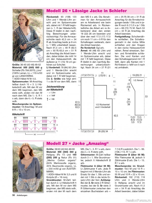 Вязаные модели в журнале «Maschentrends №1 2025»