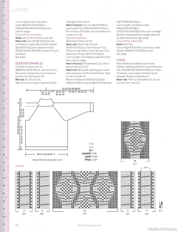 Вязаные проекты спицами в журнале «Knitting №234 2022»
