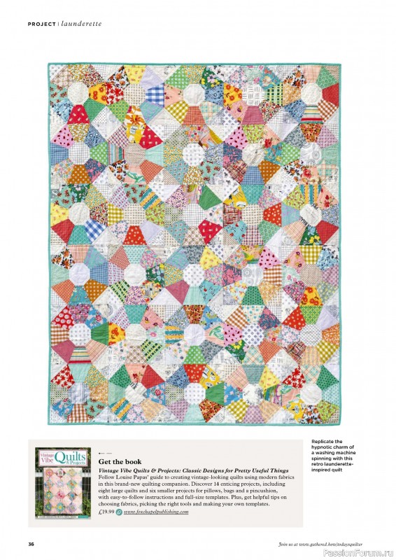 Коллекция проектов для рукодельниц в журнале «Todays Quilter №122 2024»