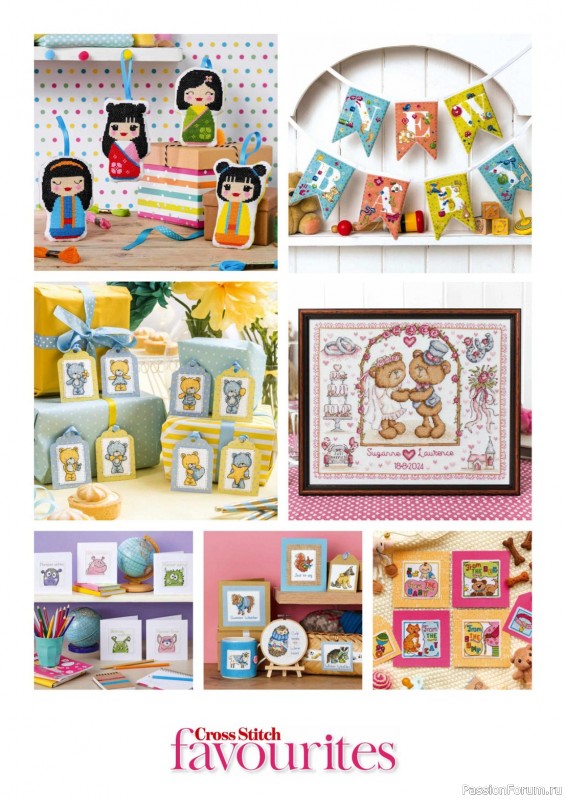 Коллекция вышивки в журнале «Cross Stitch Favourites №35 2023»