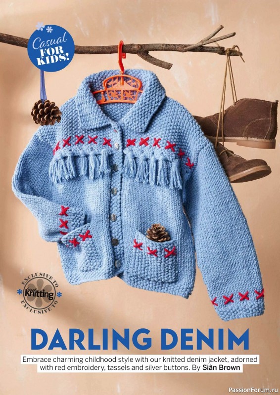Вязаные проекты крючком в журнале «Simply Knitting №248 2024»