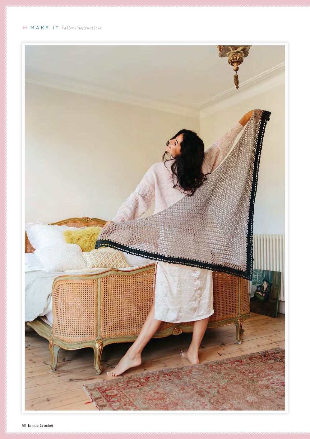 Вязаные модели одежды в журнале "Inside Crochet №144 2022"