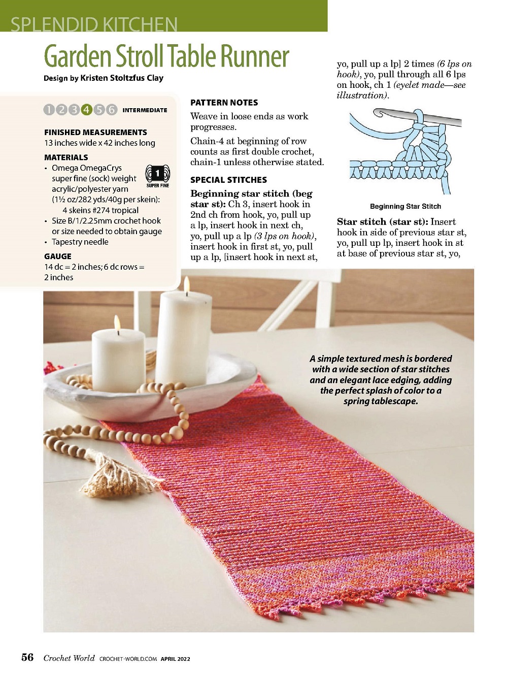 Вязание для всей семьи в журнале «Crochet World – April 2022»