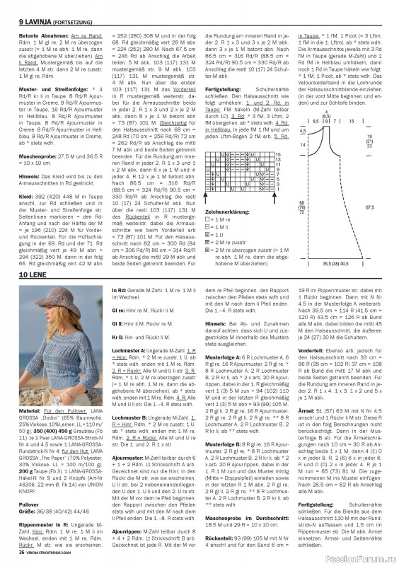 Вязаные модели в журнале «Verena Stricktrends №2 2024»
