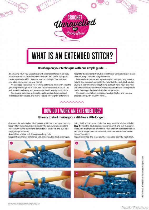Вязаные проекты крючком в журнале «Simply Crochet №125 2022»