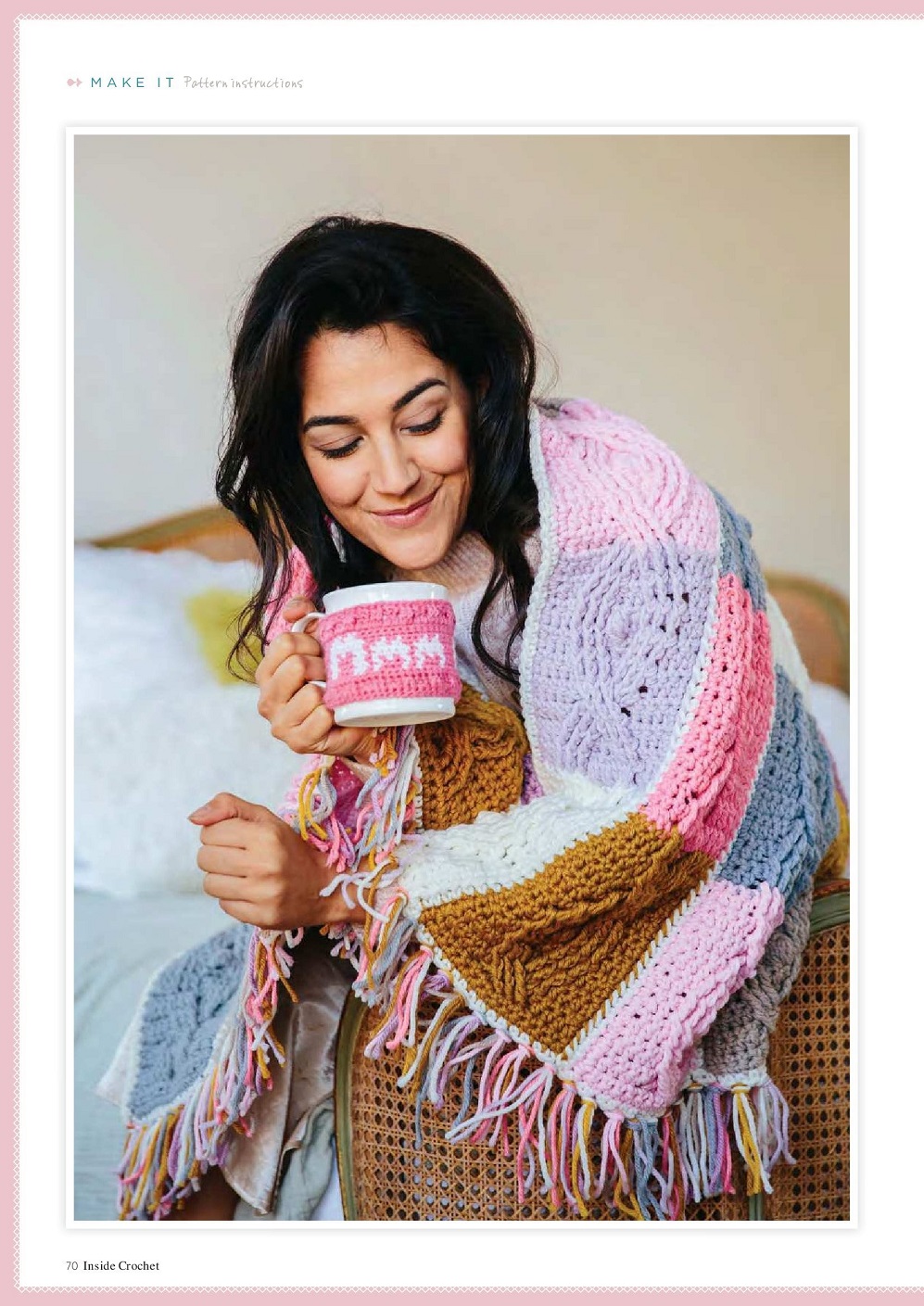 Вязаные модели одежды в журнале "Inside Crochet №144 2022"