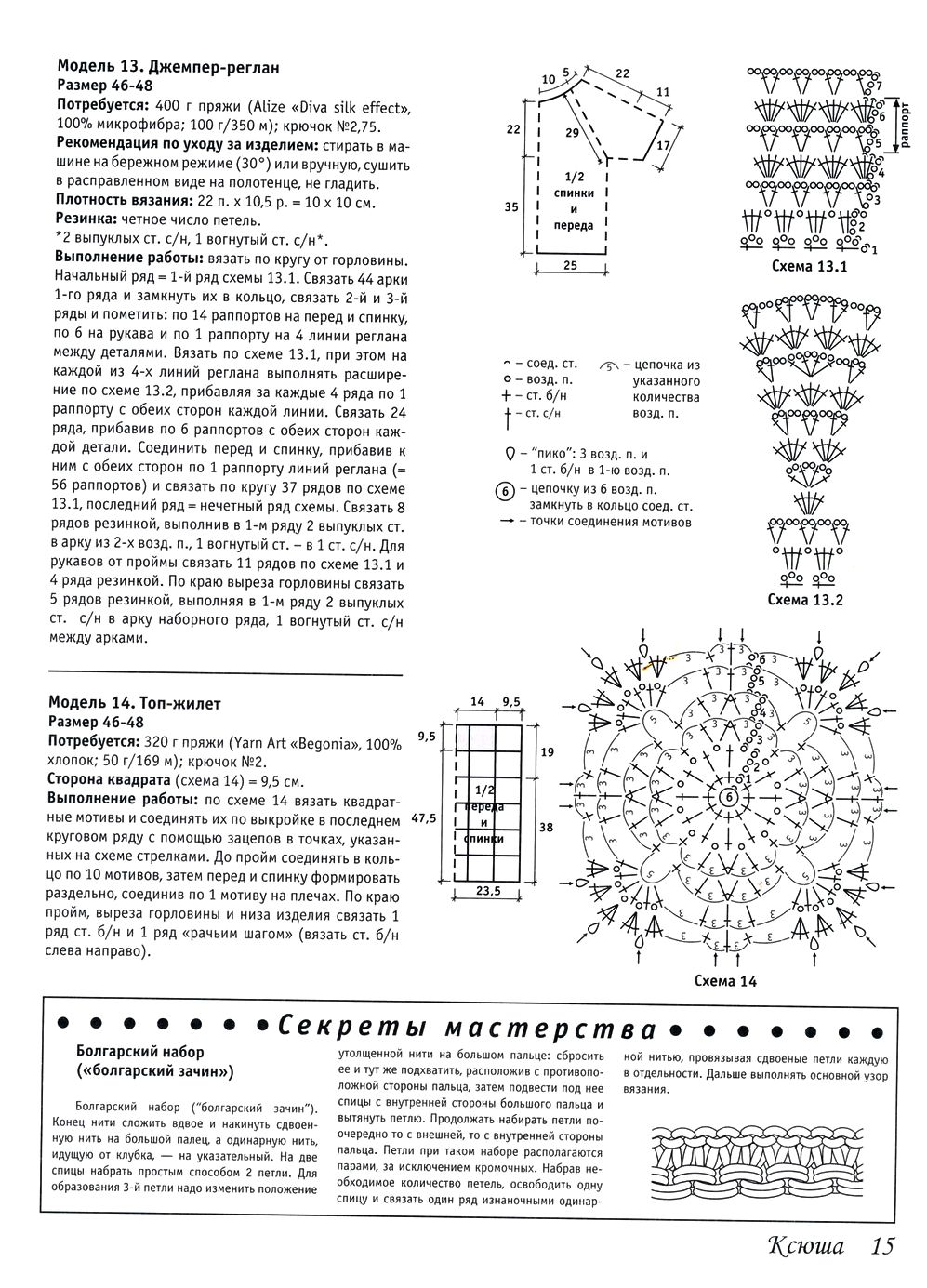 Вязаные модели одежды в журнале "Ксюша. Для тех, кто вяжет №9 2019"