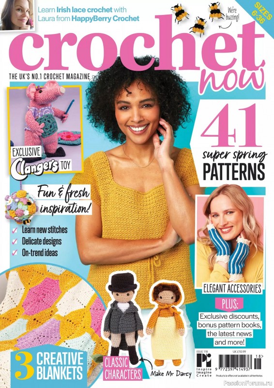 Вязаные проекты крючком в журнале &laquo;Crochet Now №118 2025&raquo;