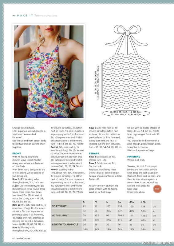 Вязаные проекты крючком в журнале «Inside Crochet №149 2022»