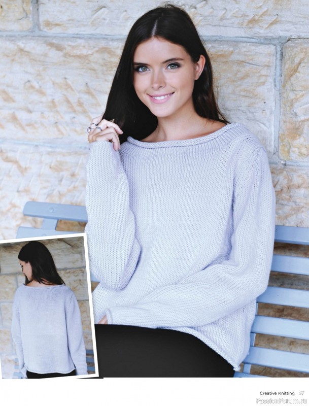 Вязаные модели спицами в журнале «Creative Knitting №85 2024»