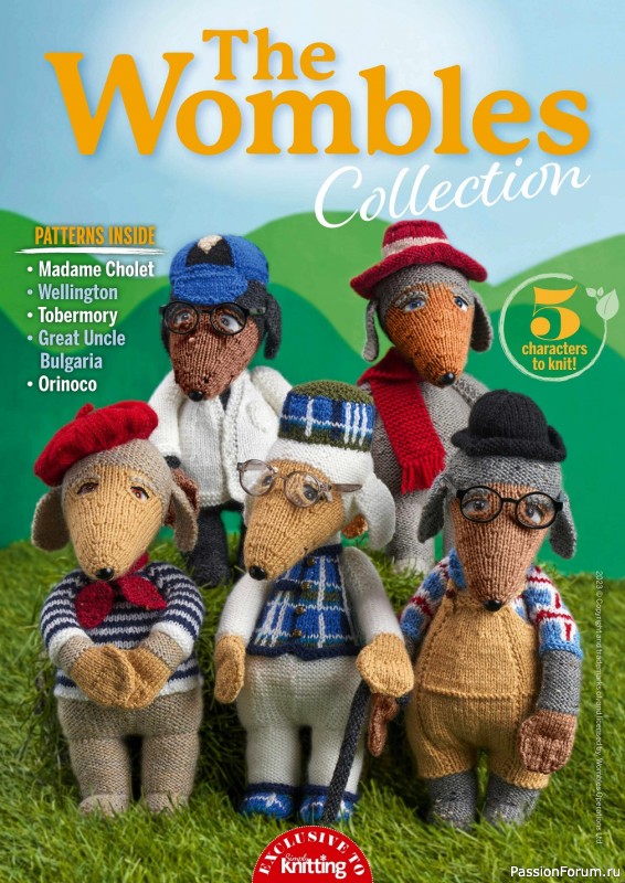 Вязаные проекты спицами в журнале «Simply Knitting №235 2023»