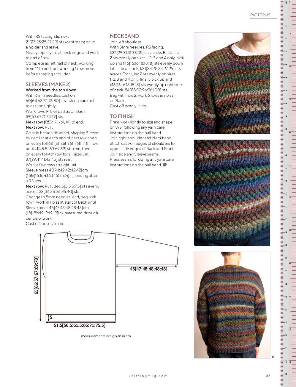 Модные и современные вязаные изделия и узоры в журнале &quot;Knitting&quot; №224 2021