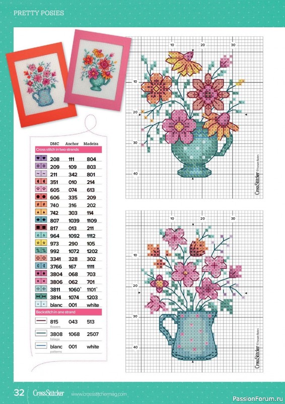 Коллекция вышивки в журнале «CrossStitcher №400 2023»