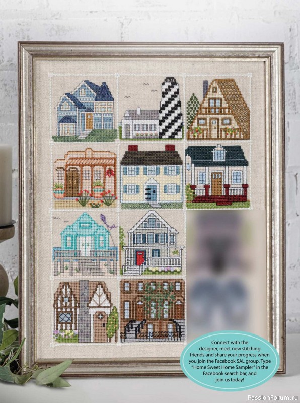 Коллекция вышивки в журнале «Just CrossStitch - October 2022»