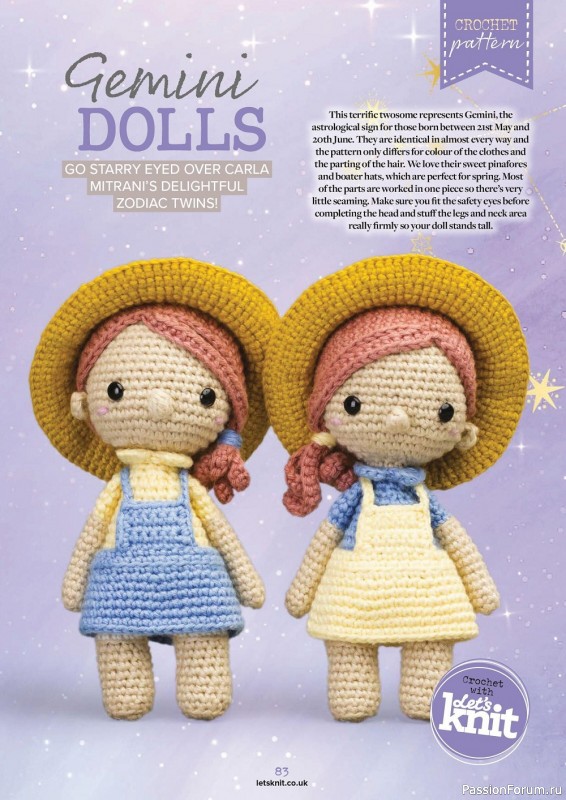 Вязаные проекты спицами в журнале «Let's Knit №196 2023»