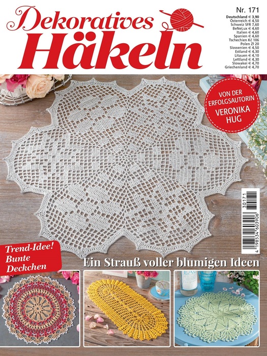 Вязаные проекты крючком в журнале &laquo;Dekoratives Hakeln №171 2023&raquo;