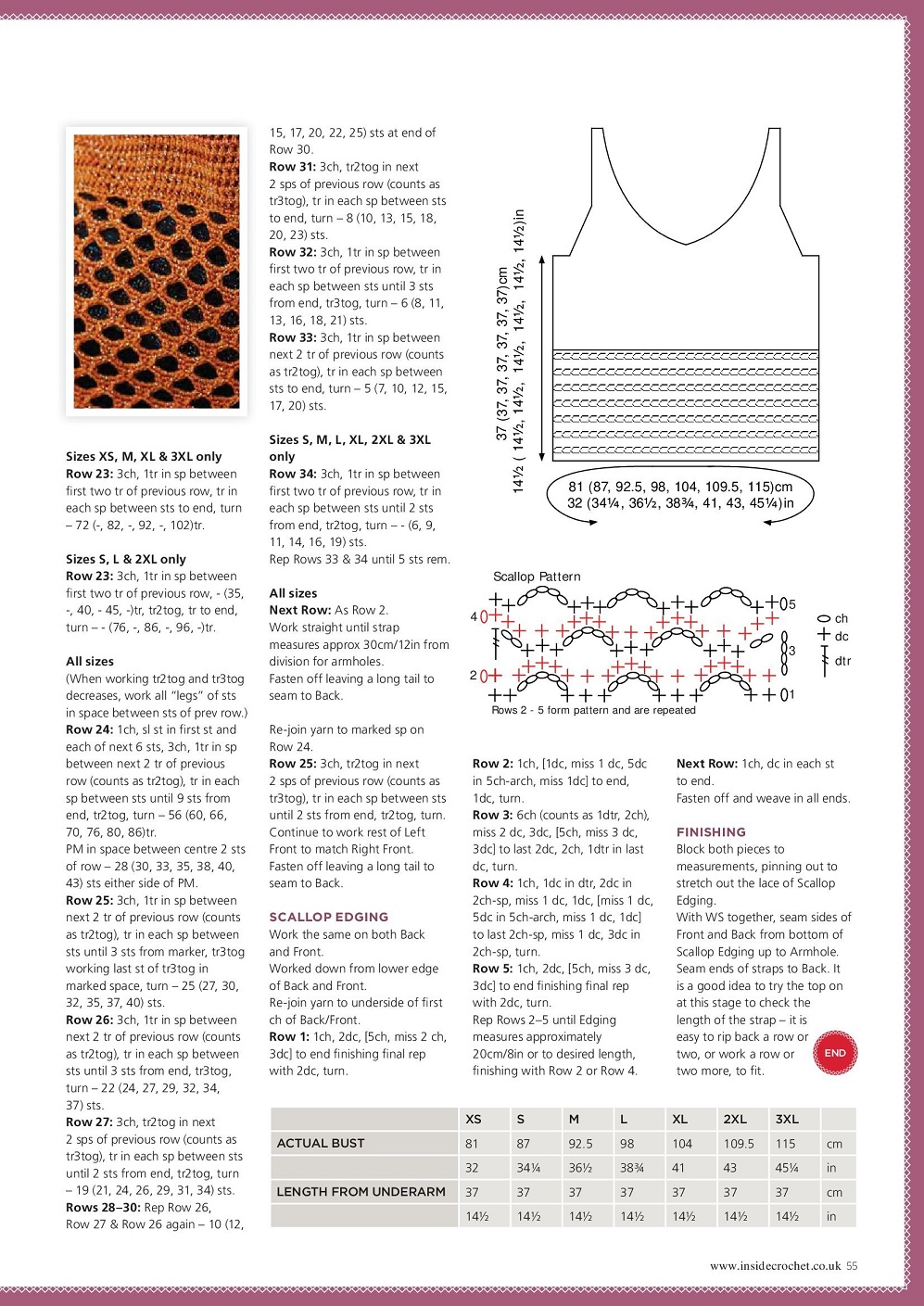 Трикотажные модели одежды и аксессуары. "Inside Crochet" №142 2021
