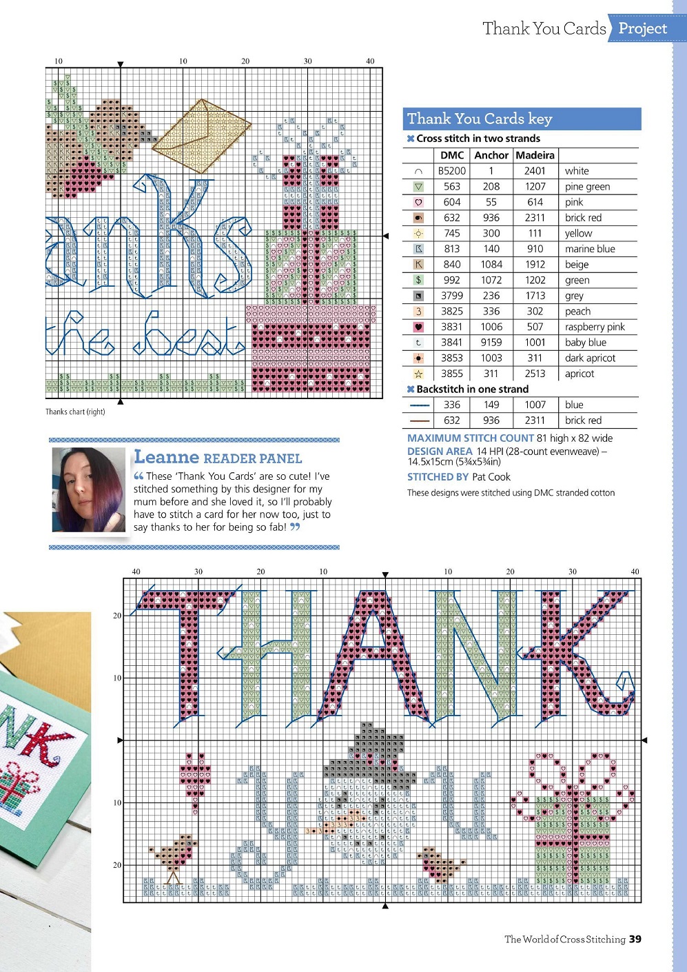 Для любителей вышивания крестом журнал "The World of Cross Stitching" №315 2021