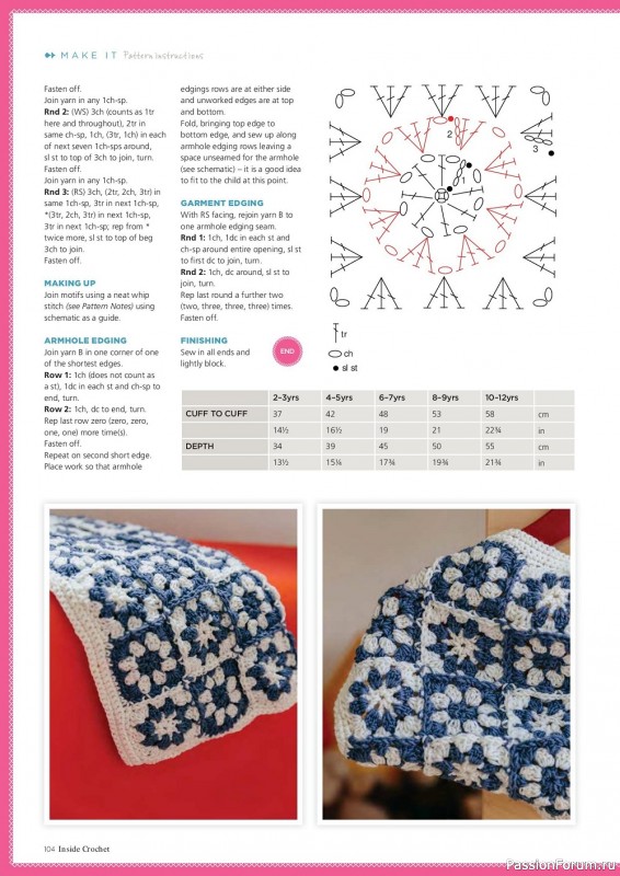 Вязаные проекты крючком в журнале «Inside Crochet №150 2022»