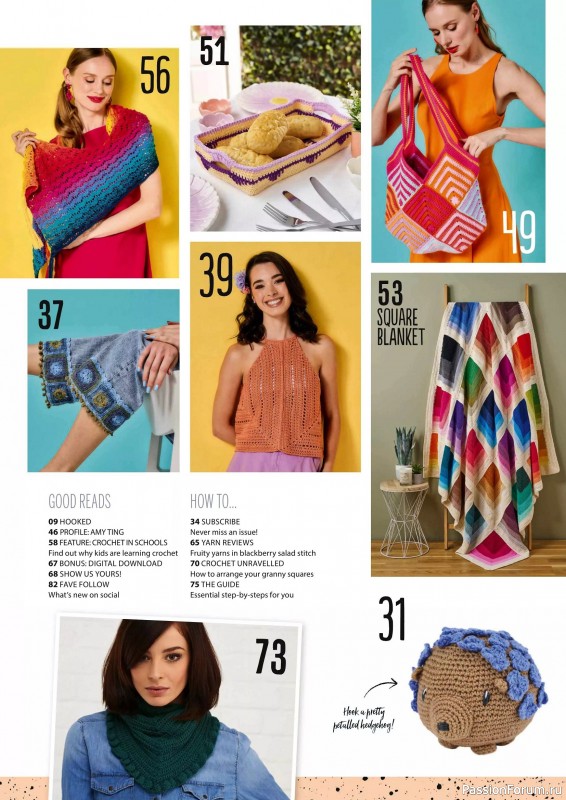 Вязаные проекты крючком в журнале «Simply Crochet №164 2025»