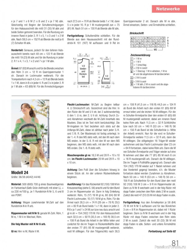 Вязаные проекты в журнале «Meine Strickmode MS105 2023»