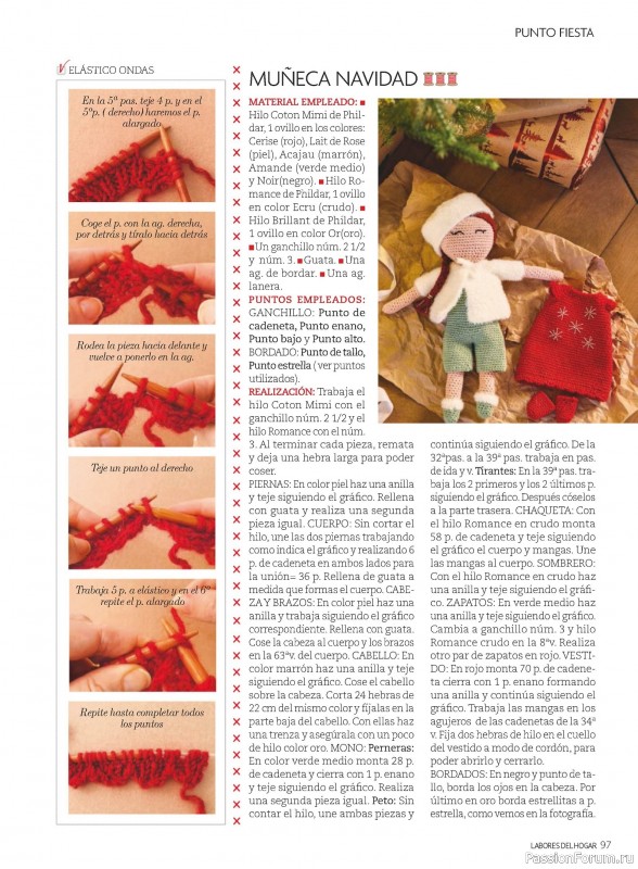 Коллекция проектов для рукодельниц в журнале «Labores del hogar №779 2024». Продолжение