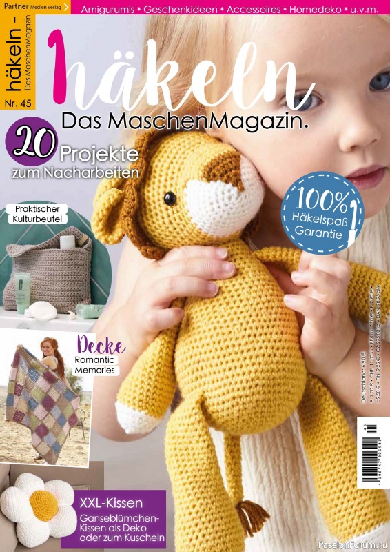 Вязаные проекты в журнале &laquo;Hakeln das MaschenMagazin №45 2024&raquo;
