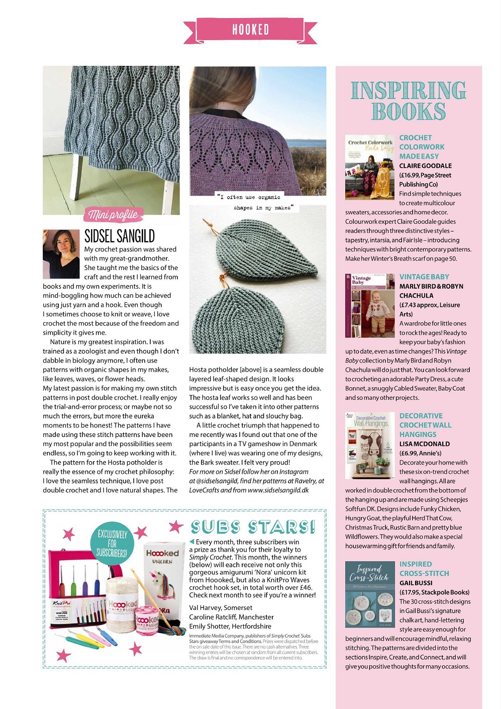 Вязаные модели для всей семьи в журнале "Simply Crochet №118 2022"