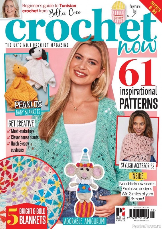 Вязаные проекты крючком в журнале «Crochet Now №91 2023»