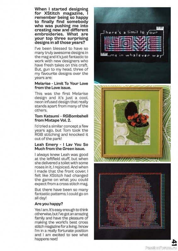 Коллекция вышивки в журнале «XStitch Magazine №22 2022»