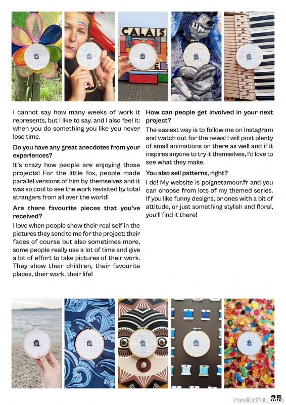 Коллекция вышивки в журнале «XStitch Magazine №30 2024»