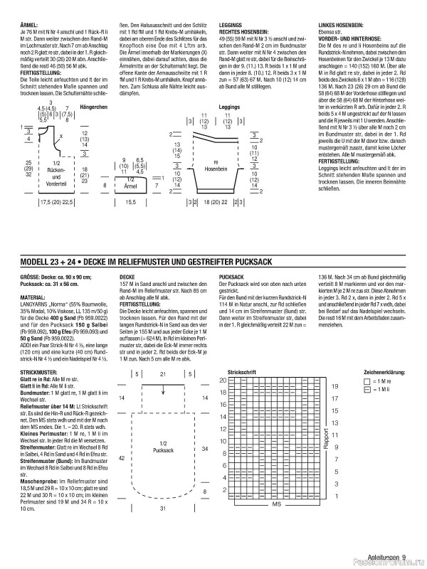 Вязаные модели для детей в журнале «Baby Maschenmode №61 2024»