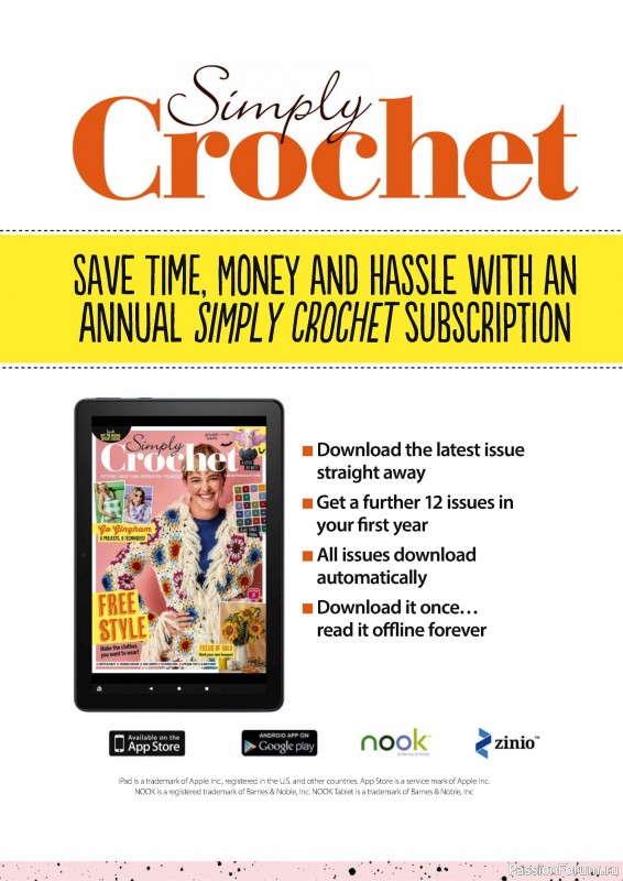 Вязаные проекты крючком в журнале «Simply Crochet №153 2024»