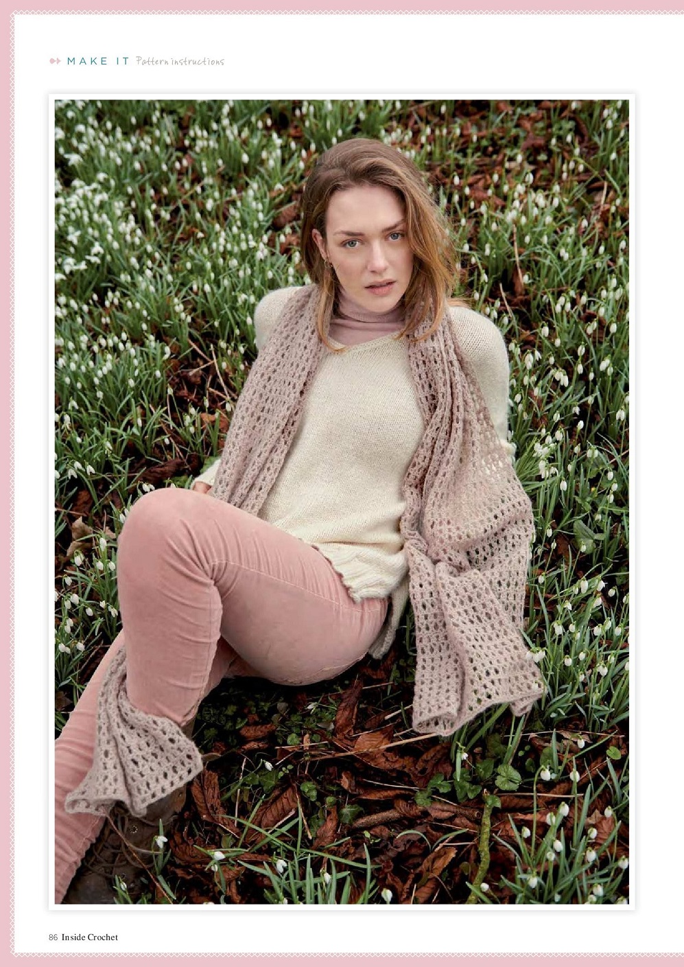 Вязаные модели одежды в журнале "Inside Crochet №144 2022"
