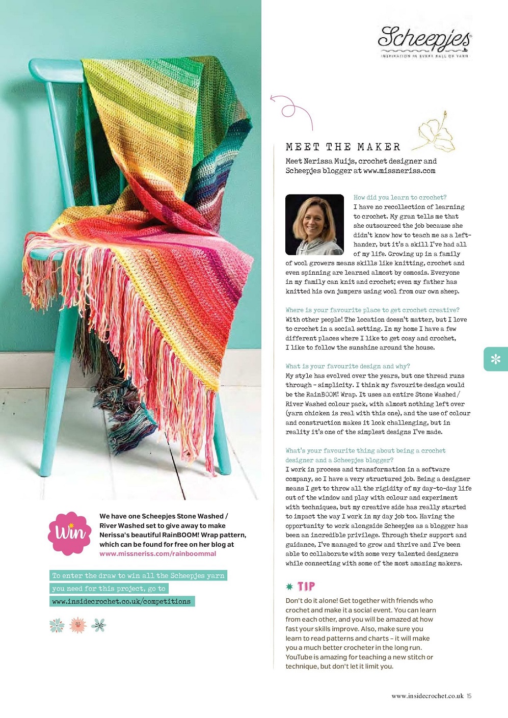 Вязаные модели одежды в журнале "Inside Crochet №144 2022"