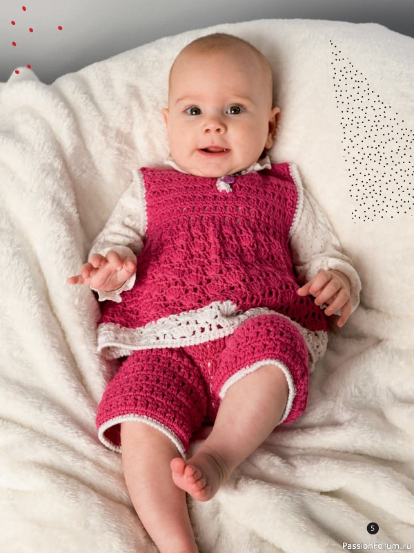 Вязаные модели для детей в журнале «Baby Maschenmode №61 2024»