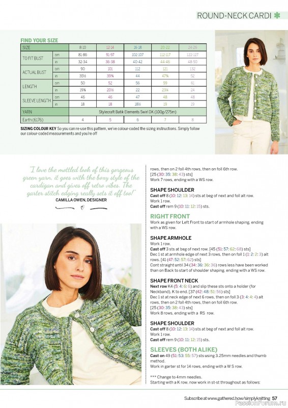 Вязаные проекты крючком в журнале «Simply Knitting №250 2024»