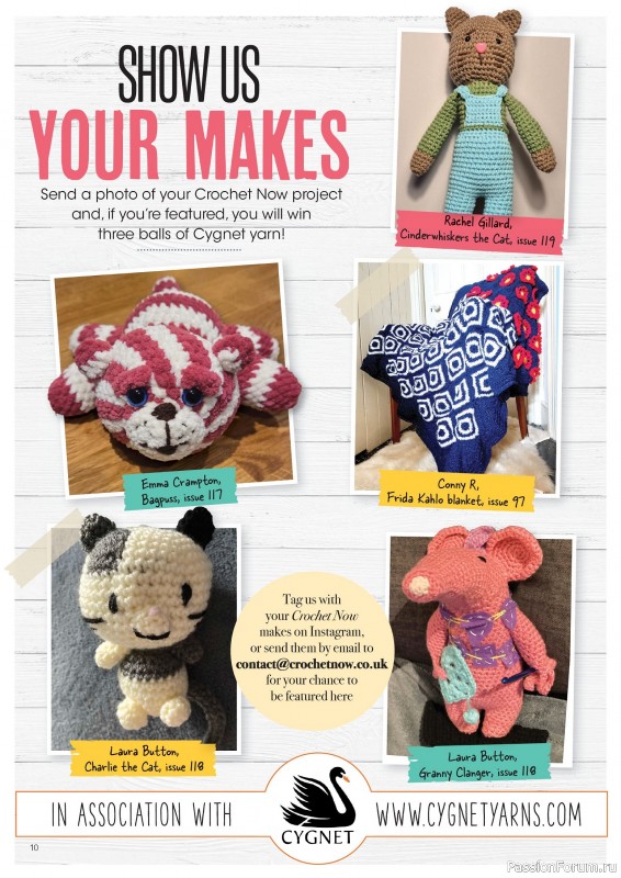 Вязаные проекты крючком в журнале «Crochet Now №120 2025»