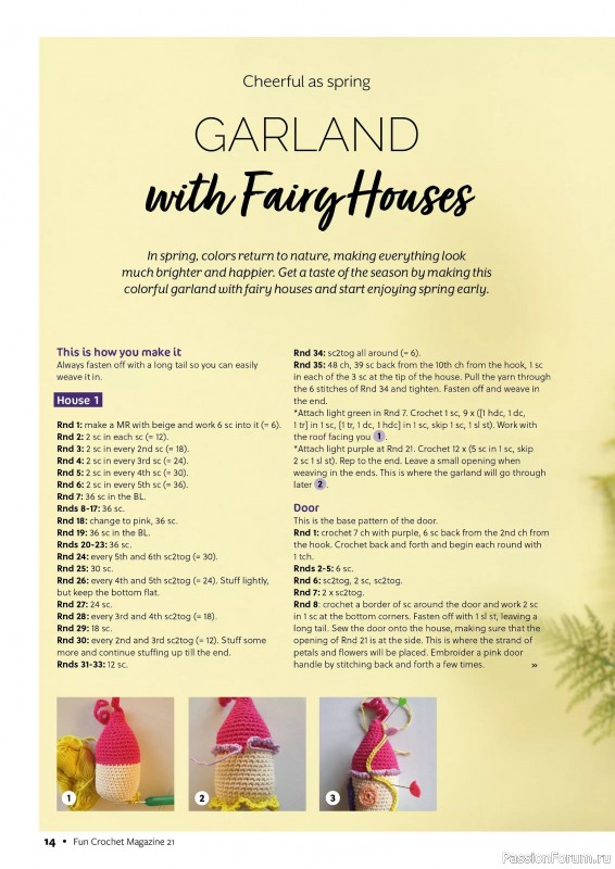 Вязаные проекты крючком в журнале «Fun Crochet Magazine №21 2025»